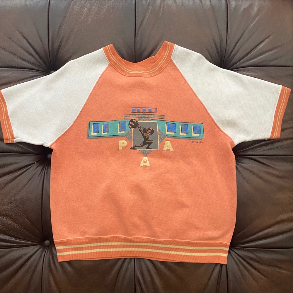 Vintage 1980’s Pepsi Co Women’s Crop Sweatshirt